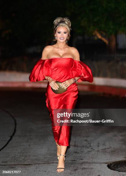 Chloe Sims attends the Hallmann Entertainment Oscar Dinner at Private Residence on March 07, 2024 in West Hollywood, California.