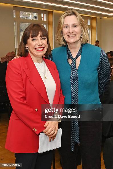Tania Rudd Beth Rigby and Amber Rudd attend the 2024 Turn The Tables lunch ...