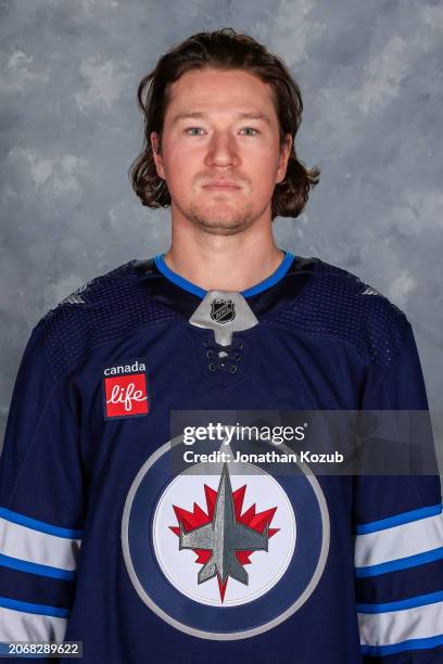 Tyler Toffoli of the Winnipeg Jets poses for his official headshot for the 2023-2024 season at Canada Life Centre on March 11, 2023 in Winnipeg,...