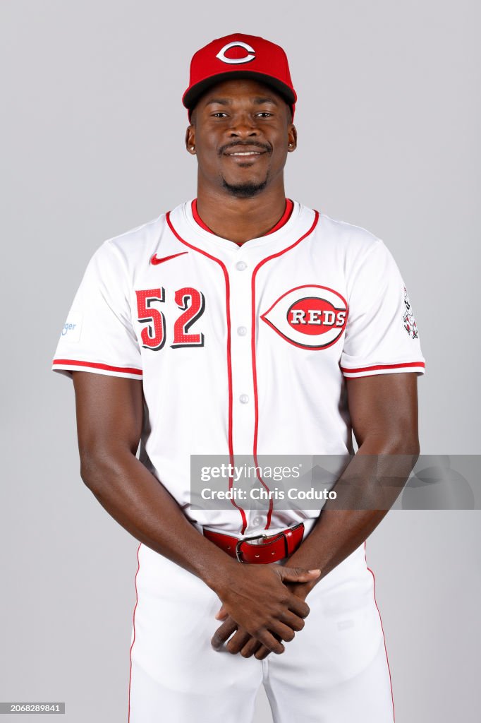 Irenee Riter Reds Reiver Sanmartin of the Cincinnati Reds poses for a photo during the ...