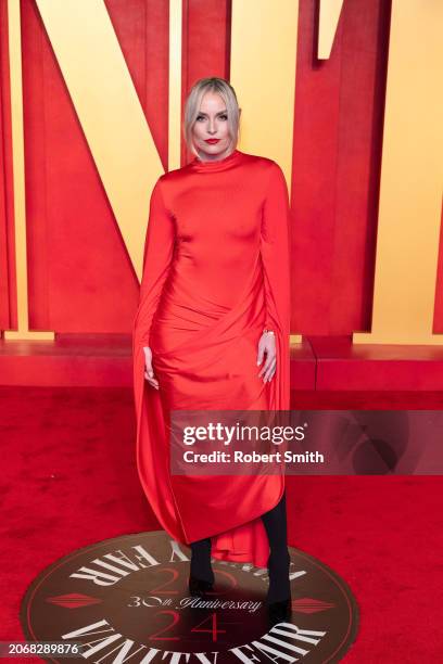 Lindsey Vonn attends 2024 Vanity Fair Oscar After Party Arrivals at Wallis Annenberg Center for the Performing Arts on March 10, 2024 in Beverly...