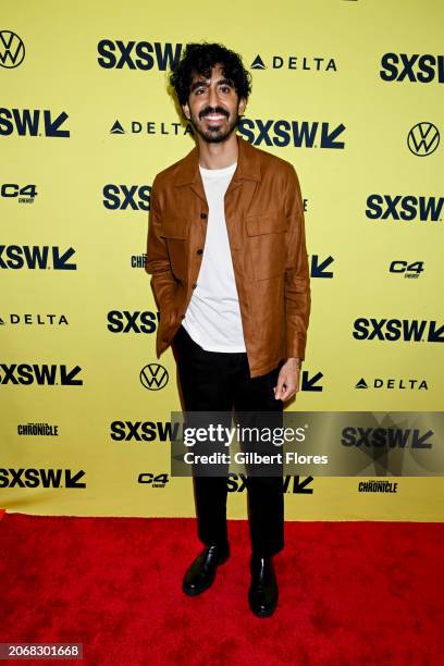 Dev Patel at the "Monkey Man" premiere as part of SXSW 2024 Conference and Festivals held at the Paramount Theatre on March 11, 2024 in Austin, Texas.