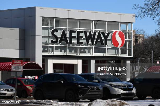 Safeway supermarket in Edmonton, on March 10 in Edmonton, Alberta, Canada.
