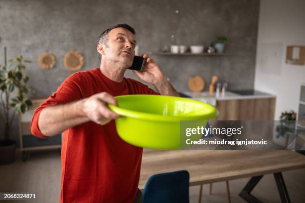 undichtes dach - heraustropfen stock-fotos und bilder