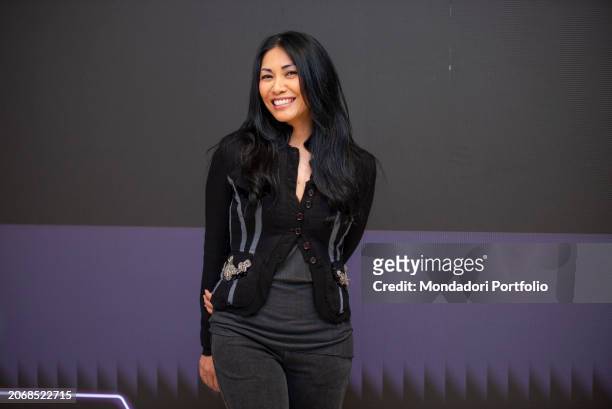 Indonesian singer-songwriter Anggun at the photocall for the presentation of Jesus Christ Superstar on stage at the Sistina Chapiteau. Milano , March...
