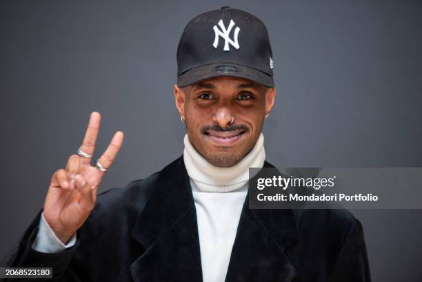 Actor Feisal Bonciani at the photocall for the presentation of Jesus Christ Superstar on stage at the Sistina Chapiteau. Milan , March 4th, 2024