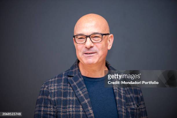 Italian theater director, artistic director, theater producer and television author Massimo Romeo Piparo at the photocall for the presentation of...
