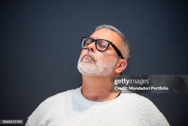 Rapper and record producer Frankie hi nrg mc at the photocall for the presentation of Jesus Christ Superstar on stage at the Sistina Chapiteau. Milan...