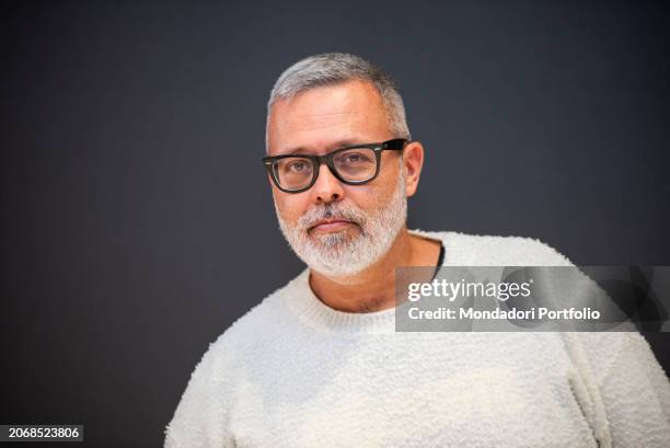 Rapper and record producer Frankie hi nrg mc at the photocall for the presentation of Jesus Christ Superstar on stage at the Sistina Chapiteau. Milan...