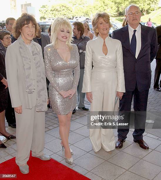 The stars of the movie "9 to 5", Lily Tomlin, Dolly Parton, Jane Fonda and Dabney Coleman reunite for the 8th Annual Georgia Campaign for Adolescent...