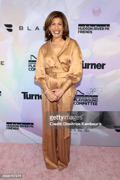 Hoda Kotb attends the Hudson River Park Friends 8th Annual Playground Committee Luncheon at Current at Chelsea Piers on March 08, 2024 in New York...