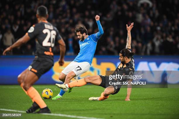 Khvicha Kvaratskhelia of Napoli during the Serie A TIM match between SSC Napoli and Torino FC - Serie A TIM at Stadio Diego Armando Maradona on March...