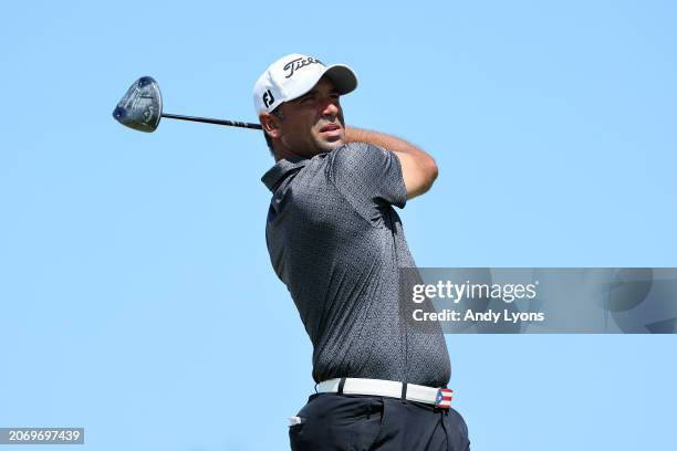 Rafael Campos of Puerto Rico \18tduring the second round of the Puerto Rico Open at Grand Reserve Golf Club on March 08, 2024 in Rio Grande, Puerto...