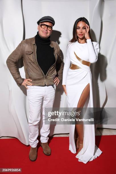 Billy Zane and Madalina Ghenea attend the Los Angeles, Italia Festival 2024 on March 08, 2024 in Los Angeles, California.