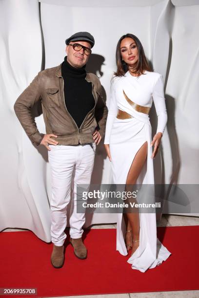Billy Zane and Madalina Ghenea attend the Los Angeles, Italia Festival 2024 on March 08, 2024 in Los Angeles, California.