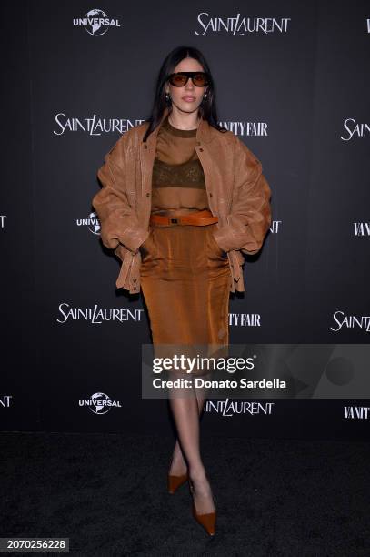 Orion Carloto attends the Saint Laurent x Vanity Fair x NBCUniversal dinner and party to celebrate “Oppenheimer” at a private residence on March 08,...