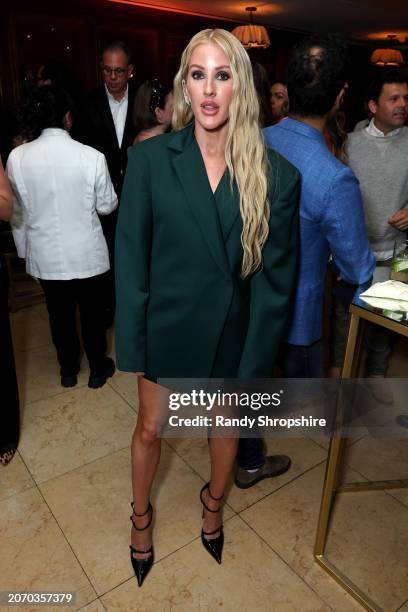 Ellie Goulding attends the CAA pre-Oscar party at Sunset Tower Hotel on March 08, 2024 in Los Angeles, California.