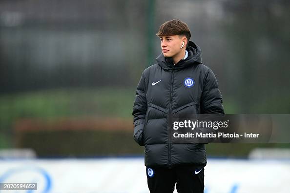 Mattia Mosconi of FC Internazionale U19 looks on before the Primavera ...
