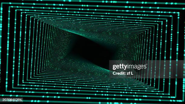abstract data tunneling - electron photos et images de collection