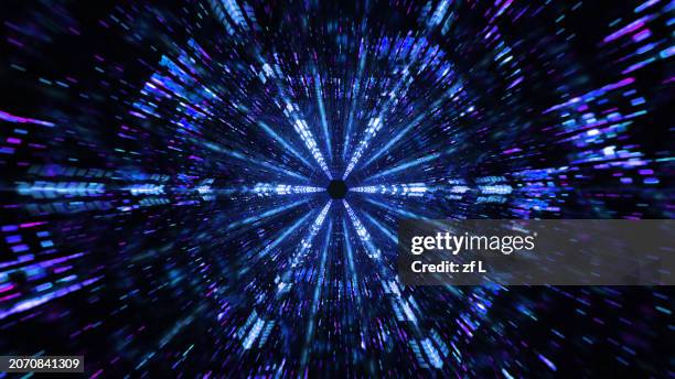 abstract data tunneling - kernfusie stockfoto's en -beelden