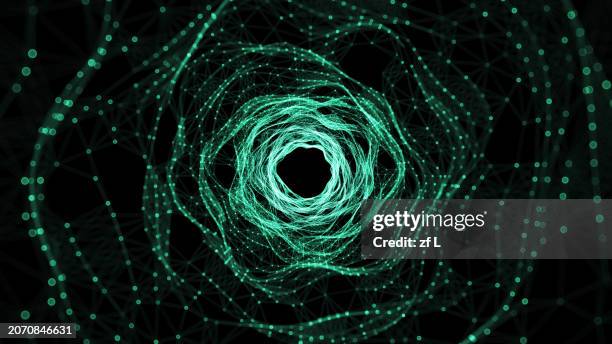 abstract data tunneling - atom fusion stock pictures, royalty-free photos & images