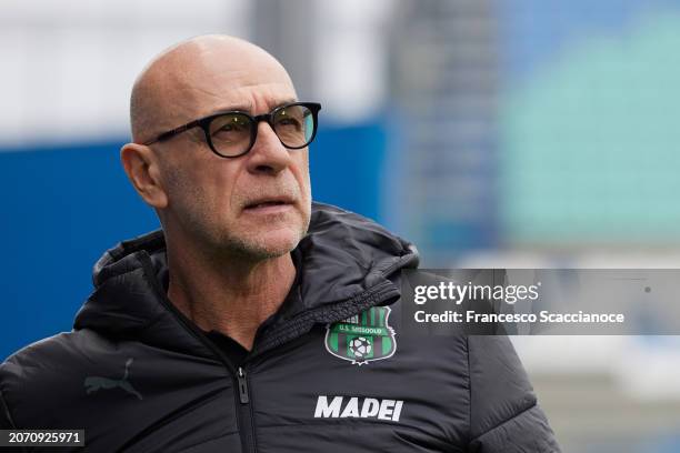 Head Coach Davide Ballardini of US Sassuolo lduring the Serie A TIM match between US Sassuolo and Frosinone Calcio - Serie A TIM at Mapei Stadium -...