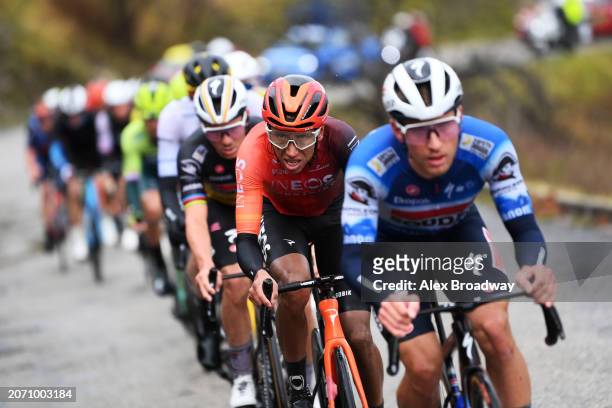 Egan Bernal of Colombia and Team INEOS Grenadiers competes during the 82nd Paris - Nice 2024, Stage 7 a 103.7km stage from Nice to Madone d'Utelle...