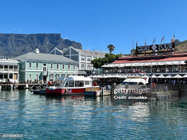victoria & alfred waterfront, cape town, south africa - victoria and alfred waterfront stock pictures, royalty-free photos & images