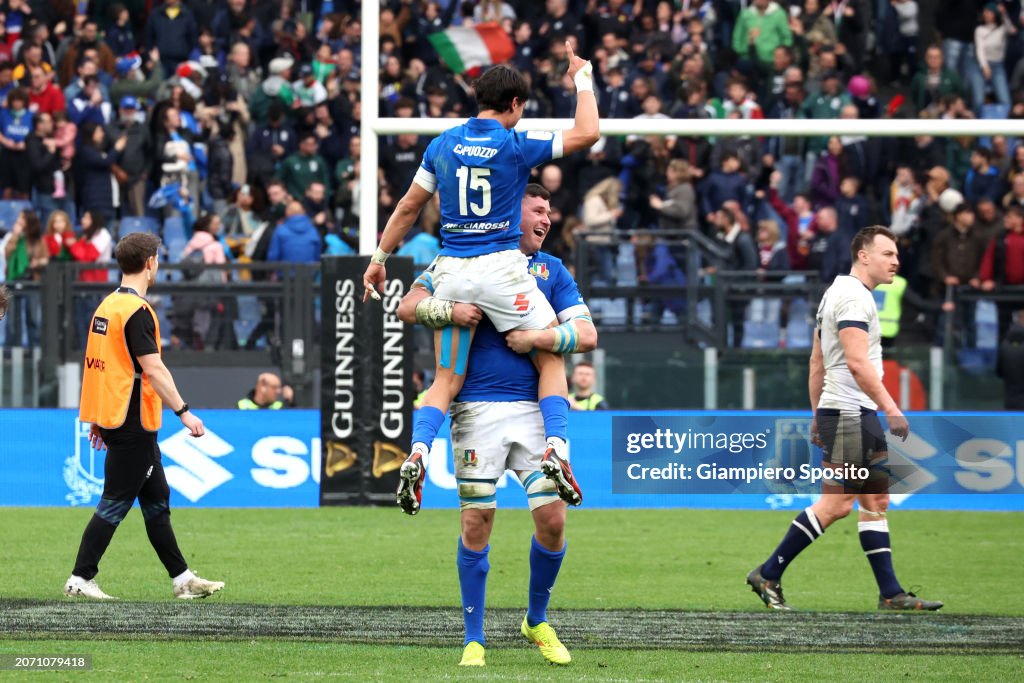 Italy v Scotland- Guinness Six Nations 2024