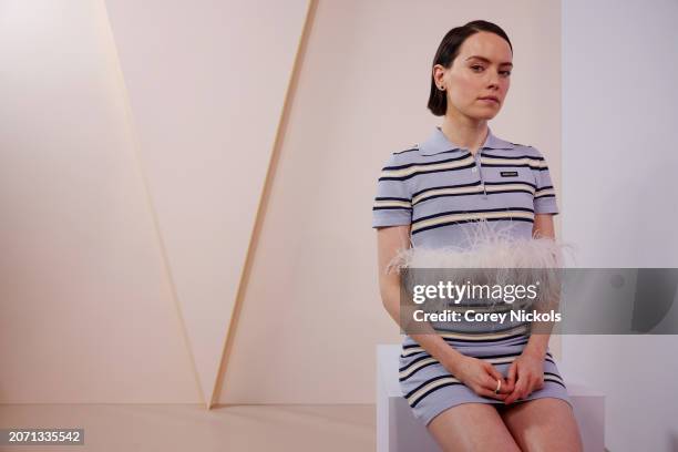 Daisy Ridley visits the IMDb Portrait Studio at SXSW 2024 on March 09, 2024 in Austin, Texas.