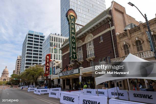 General view of The Paramount Theatre during the 2024 SXSW Conference and Festival on March 09, 2024 in Austin, Texas.