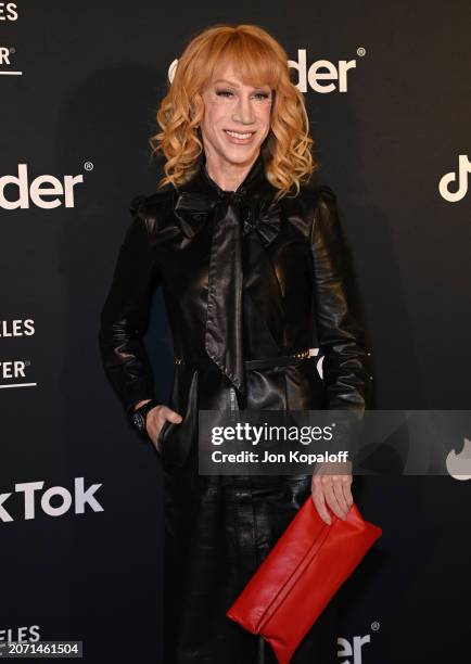 Kathy Griffin attends Donatella Versace And Dwyane Wade Host Celebration Of The Los Angeles LGBT Center at Los Angeles LGBT Center on March 08, 2024...