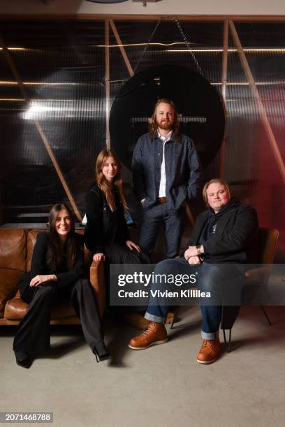 Ariana Ron Pedrique, John Michael Riva Jr., Indeana Underhill and Jack T. Gibson attend the Mammoth Film Festival on March 03, 2024 in Mammoth,...