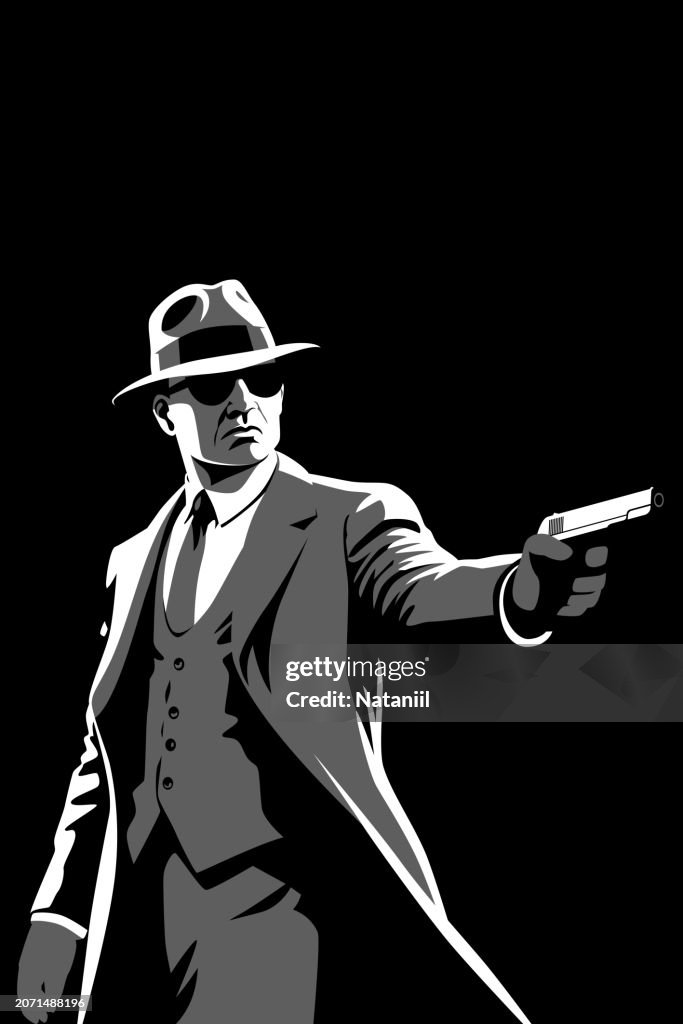 Gunman Vector Gunman High-Res Vector Graphic - Getty Images