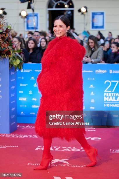 Actress Gabriela Andrada attends the 27th Malaga Film Festival closing ceremony photocall at the Cervantes Theater on March 09, 2024 in Malaga, Spain.