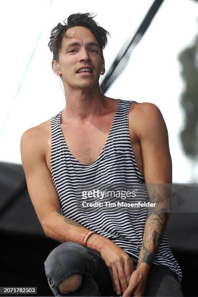 Brandon Boyd of Incubuis performs during the Outside Lands Music & Arts festival at the Polo Fields in Golden Gate Park on August 28, 2009 in San...