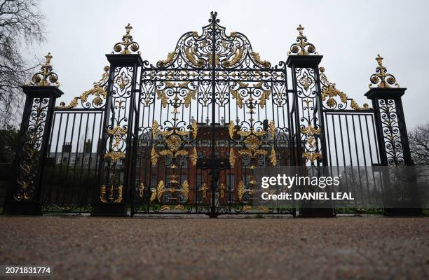 Kensington Palace is pictured in London on March 12, 2024. Britain's Princess of Wales on Monday apologised and admitted to editing an official...