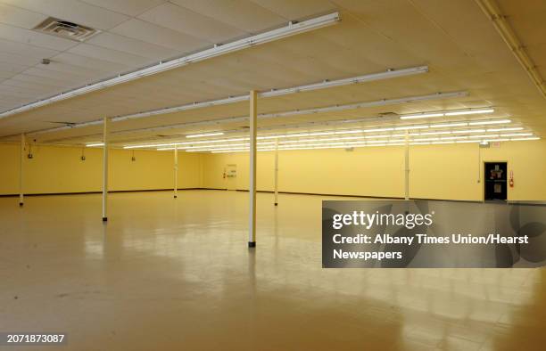 Interior of the Family Dollar store which was flood-damaged over a year ago Monday, April 21, 2014 in Fort Plain, N.Y. Repairs have been made and the...