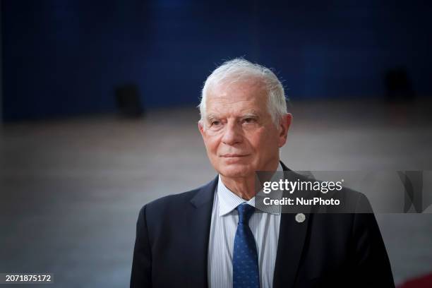 Josep Borrell the High Representative of the Union for Foreign Affairs and Security Policy and Vice President of the European Commission attends the...