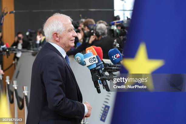 Josep Borrell the High Representative of the Union for Foreign Affairs and Security Policy and Vice President of the European Commission attends the...