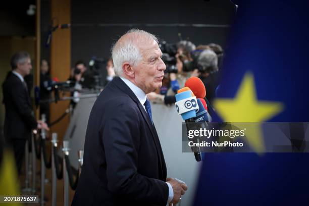 Josep Borrell the High Representative of the Union for Foreign Affairs and Security Policy and Vice President of the European Commission attends the...