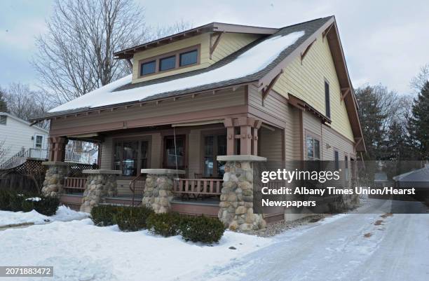 Exterior of house at 12 Bensonhurst Ave. On Friday, Jan. 23, 2015 in Saratoga Springs, N.Y.