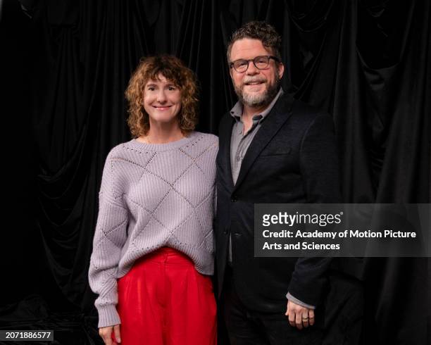 Oscar® nominees Jerusha Hess and Miles Romney, Ninety-Five Senses, during the Academy of Motion Picture Arts and Sciences' "Oscar Season: Animated...