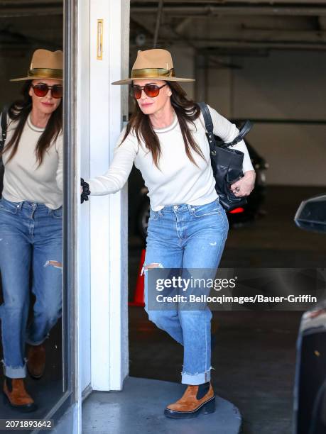 Kyle Richards is seen on March 12, 2024 in Los Angeles, California.