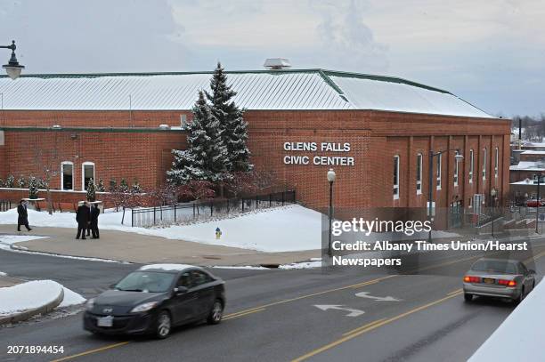 Exterior of the Glens Falls Civic Center on Tuesday, Feb. 9, 2016 in Glens Falls, N.Y. Lieutenant Governor Kathy Hochul announced New York State will...