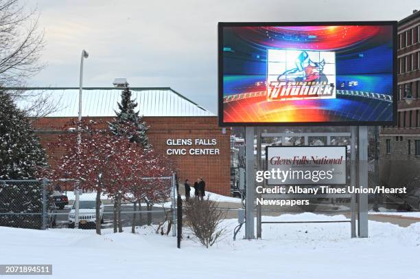 Exterior of the Glens Falls Civic Center on Tuesday, Feb. 9, 2016 in Glens Falls, N.Y. Lieutenant Governor Kathy Hochul announced New York State will...