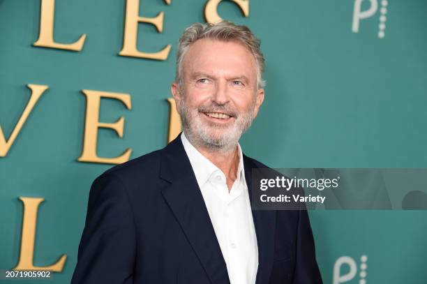 Sam Neill at the premiere of "Apples Never Fall" held at The Academy Museum of Motion Pictures on March 12, 2024 in Los Angeles, California.