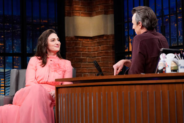 NY: NBC's "Late Night With Seth Meyers" With Guests Ewan McGregor, Sara Bareilles, James Acaster (Band Sit-in: Aric Improta)