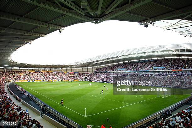 General view of the Kingston Communications KC Stadium during the Under-21 International Friendly between England and Serbia and Montenegro on June...