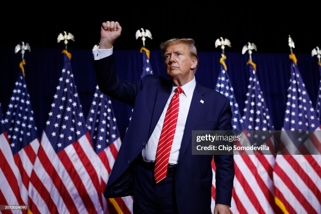 Donald Trump Holds Campaign Rally In Rome, GA